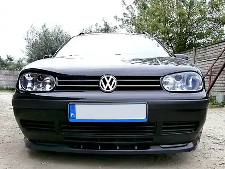 Special Discount Maxton Design Gloss Black Front Splitter VW Golf 4