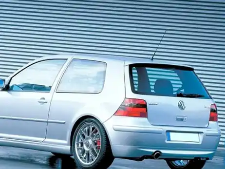 Maxton Design Rear Lower Valance VW Golf 4 25'Th Anniversary Look (With Exhaust Hole) Best Seller