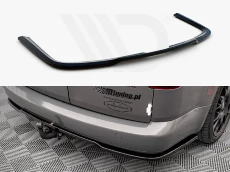Maxton Design Gloss Black Central Rear Splitter VW Caddy Maxi Mk3 Facelift (2010-2015) Professional Grade