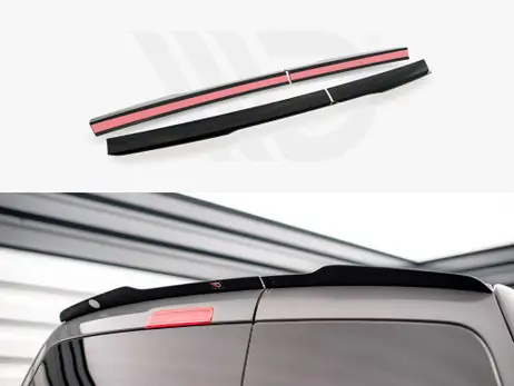 Hot Deal Maxton Design Gloss Black Spoiler Cap VW Caddy Mk3 Facelift (2010-2015)