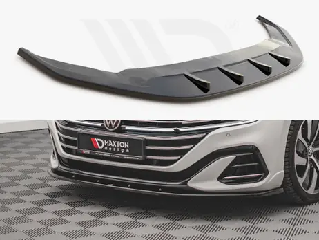 Buy Online Maxton Design Gloss Black Front Splitter V.2 VW Arteon R-Line Facelift (2020-)
