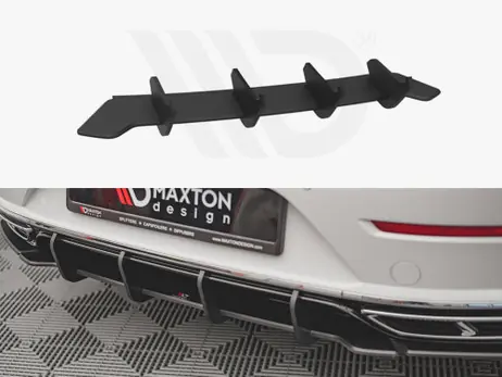 Maxton Design Black Street Pro Rear Diffuser VW Arteon R-Line Facelift (2020-) Limited Offer