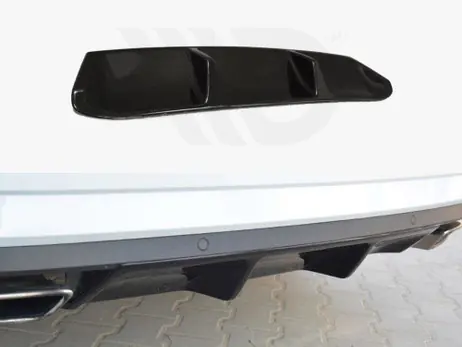 Maxton Design Gloss Black Rear Valance Skoda Superb Iii Warranty Included