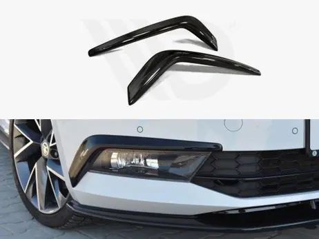 Price Cut Maxton Design Gloss Black Frames For Lights Skoda Superb Iii