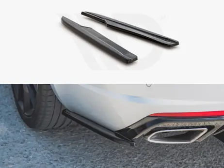 While Supplies Last Maxton Design Gloss Black Rear Side Diffusers V.2 Skoda Octavia VRS Mk3/Mk3.5 Hatchback/ Estate