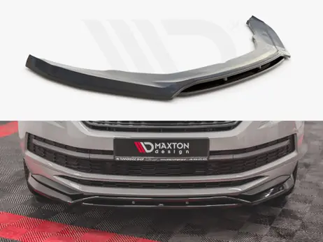 Maxton Design Gloss Black Front Splitter Skoda Kodiaq Mk1 Sportline / VRS (2017-) Fresh Stock
