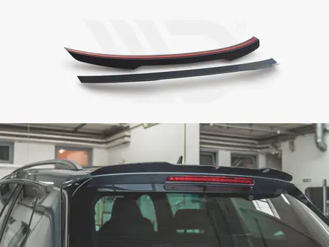 Original Maxton Design Gloss Black Spoiler Cap V2 Skoda Kodiaq Mk1 Sportline / VRS (2017-)