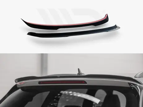 Maxton Design Gloss Black Spoiler Cap V.1 Skoda Kodiaq Mk1 Sportline / VRS (2017-) Time-Limited