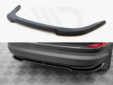 Maxton Design Gloss Black Central Rear Splitter Skoda Kodiaq Mk1 Facelift (2021-) While Supplies Last