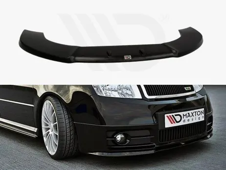 Big Sale Maxton Design Gloss Black Front Splitter Skoda Fabia I Rs