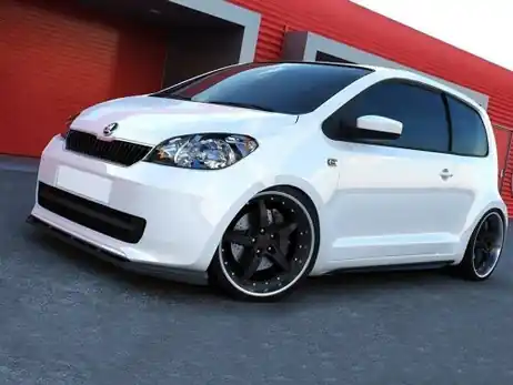 Maxton Design Gloss Black Front Splitter Skoda Citigo Trusted Brand