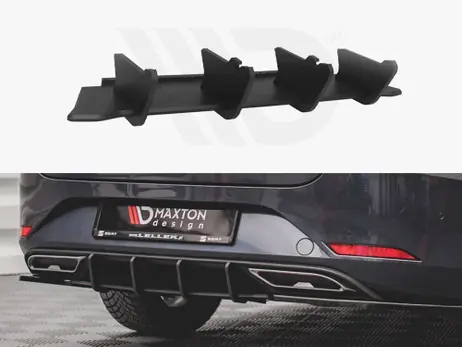 Warranty Included Maxton Design Black Racing Durability Rear Diffuser Seat Leon Fr St Mk4 (2020-)
