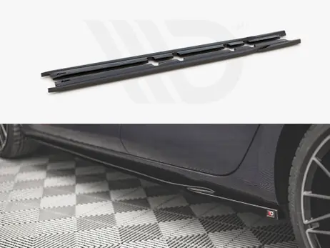 Professional Grade Maxton Design Gloss Black Side Skirts Diffusers V1 Seat Leon Fr Mk4 (2020-)