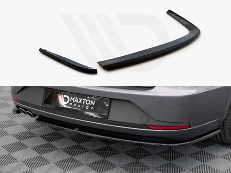 Genuine Maxton Design Gloss Black Rear Side Splitters V.1 Seat Leon Fr Sportstourer Mk3 (2012-2016)
