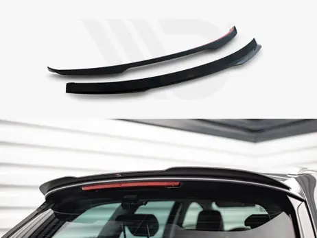 Super Sale Maxton Design Gloss Black Spoiler Cap Seat Leon Fr Sportstourer Mk3 (2012-2016)
