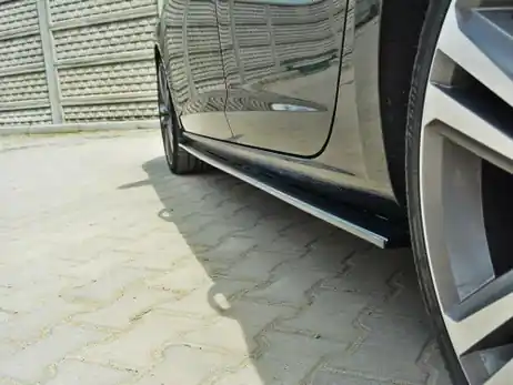 Maxton Design Gloss Black Side Skirts Diffusers Seat Leon Iii Cupra / Fr Discount