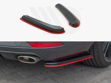Editor’s Pick Maxton Design GLOSS BLACK (+RED) Rear Side Splitters V2 Seat Leon Mk 3.5 Cupra St (2017-)