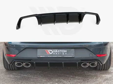 Best Choice Maxton Design Gloss Black Rear Valance V3 Seat Leon Mk3.5 Cupra Estate (2017-2019)