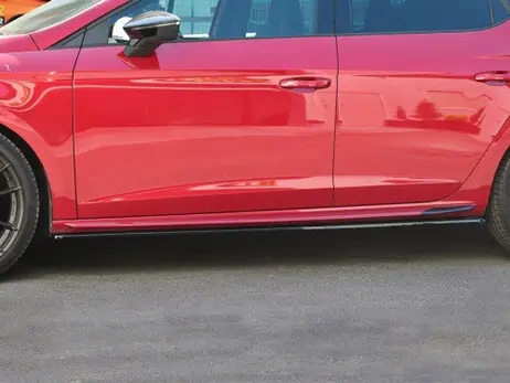 Instant Buy Maxton Design Gloss Black Side Skirts Diffusers V.1 Seat Leon Mk 3.5 Cupra/ Fr