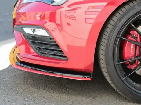 Secure Checkout Maxton Design Gloss Black Front Splitter V.3 Seat Leon Mk3 Cupra/ Fr Facelift (2017-2019)