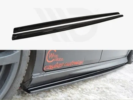 Maxton Design Gloss Black Side Skirts Diffusers Seat Leon Mk2 Ms Design Same Day Shipping
