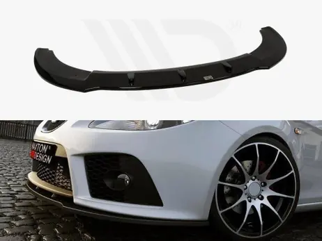 Maxton Design Gloss Black Front Splitter Seat Leon Mk2 Cupra Fr Preface Order Now