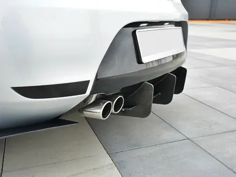 Fresh Stock Maxton Design Rear Diffuser Rear Side Splitters V.2 Seat Leon Mk2 Cupra/Fr (2005-2012)