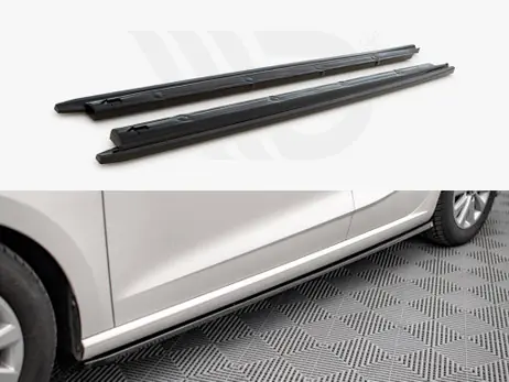 Maxton Design Gloss Black Side Skirts Diffusers V.1 Seat Ibiza 6F (2017-2021) Worldwide Shipping
