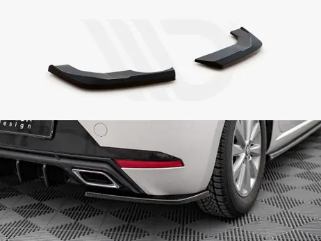 Bargain Maxton Design Gloss Black Rear Side Splitters Seat Ibiza 6F (2017-2021)