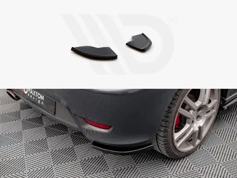 Fan Favorite Maxton Design Gloss Black Rear Side Splitters Seat Ibiza Cupra Mk3 (2004-2008)