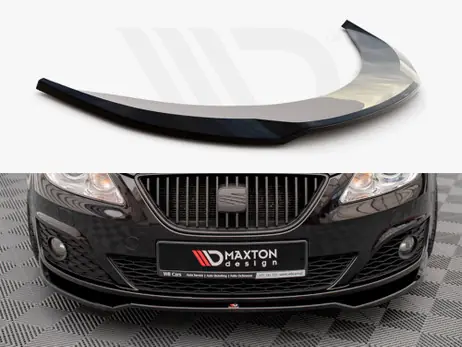 Maxton Design Gloss Black Front Splitter V.2 Seat Exeo (2008-2013) Popular