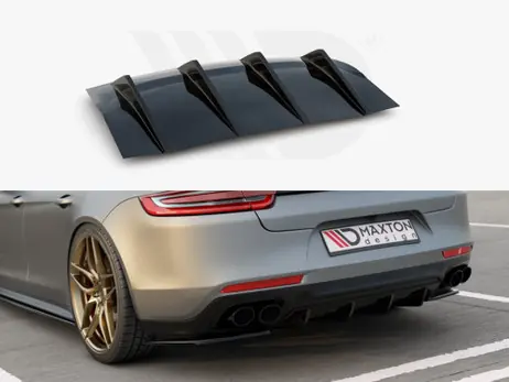 Must Have Maxton Design Gloss Black Rear Valance Porsche Panamera Gts 971 (2019-)