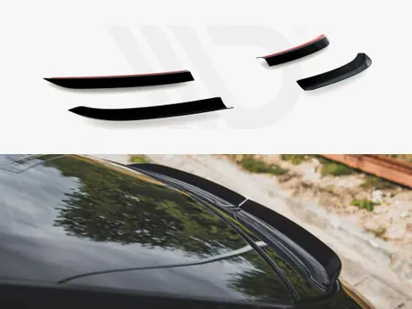 Maxton Design Gloss Black Spoiler Cap Porsche Panamera Turbo 970 Facelift (2013-2016) Big Sale