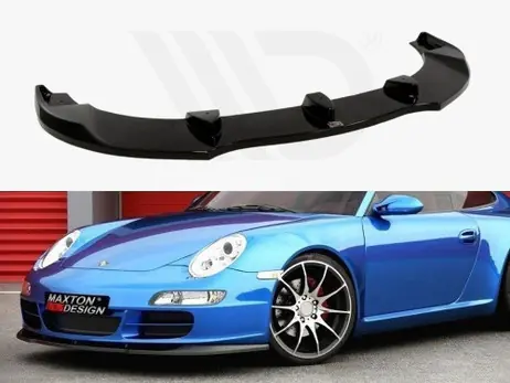 Best Seller Maxton Design Gloss Black Front Splitter Porsche 911 Carrera 997.1 (2004-09)