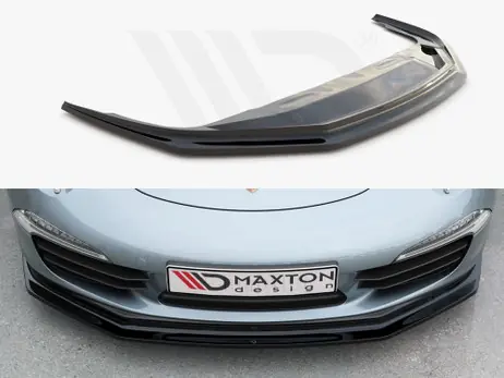 One Day Deal Maxton Design Gloss Black Front Splitter V2 Porsche 911 Carrera 991 (2011-2016)