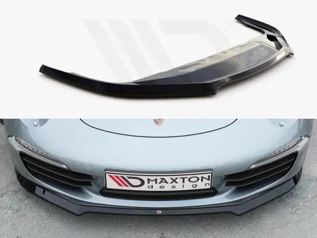 Price Drop Maxton Design Gloss Black Front Splitter V1 Porsche 911 Carrera 991 (2011-2016)
