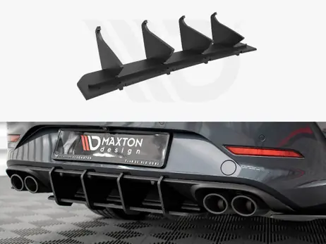 Budget Maxton Design Black Street Pro Rear Diffuser Cupra Leon (2020-)