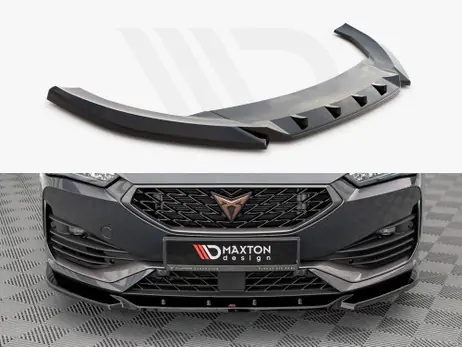 Factory Price Maxton Design Gloss Black Front Splitter V.3 Cupra Leon (2020-)