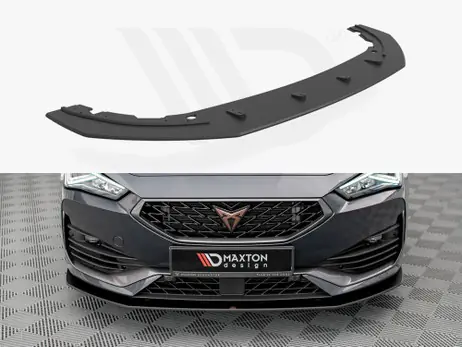 Maxton Design Black Street Pro Front Splitter Cupra Leon (2020-) Price Cut