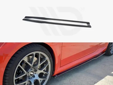 Don’t Miss Out Maxton Design Gloss Black Side Skirts Diffuser Audi TT RS Mk3 (8S) (2016-2020)
