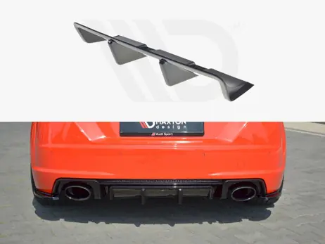 Maxton Design Gloss Black Rear Valance Audi TT RS Mk3 (8S) (2016-2020) Get Yours