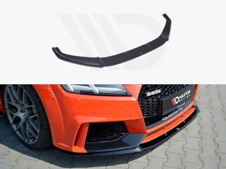 Maxton Design Gloss Black Front Splitter V.2 Audi TT RS Mk3 (8S) (2016-2020) Best Choice