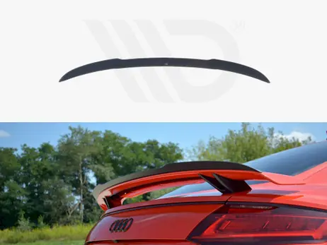 Grab Now Maxton Design Gloss Black Spoiler Extension Audi TT RS Mk3 (8S) (2016-2020)