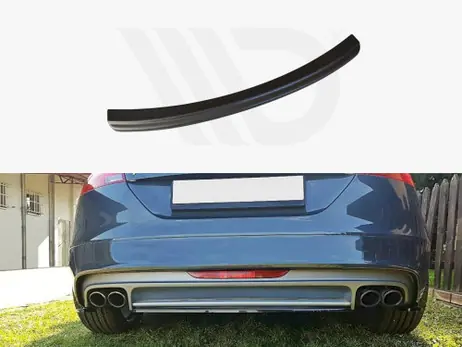 Factory Price Maxton Design Gloss Black Central Rear Splitter Audi TT S Mk2 (8J) (2008-2014)