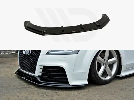 Direct From Factory Maxton Design Gloss Black Front Splitter V.1 Audi TT Mk2 Rs (2009-2014)