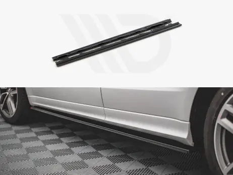 Limited Offer Maxton Design Gloss Black Side Skirts Diffusers Audi Sq5 Mk1 (8R) (2012-2017)