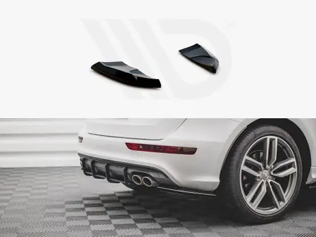 Maxton Design Gloss Black Rear Side Splitters Audi Sq5 Mk1 (8R) (2012-2017) Cheap