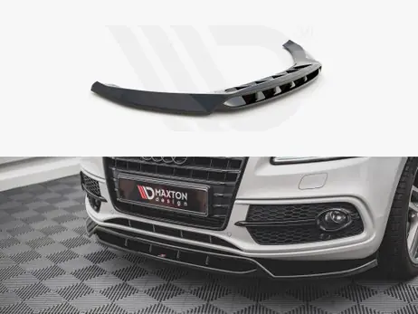 Maxton Design Gloss Black Front Splitter Audi Sq5 Mk1 (8R) (2012-2017) Special Discount