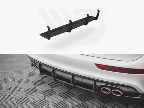 Maxton Design Black Street Pro Rear Diffuser Audi Sq5 Mk1 (8R) (2012-2017) Clearance