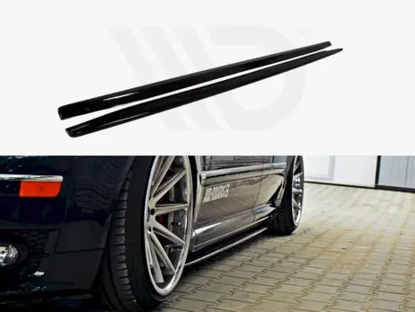 Holiday Sale Maxton Design Gloss Black Side Skirts Diffusers Audi S8 D3
